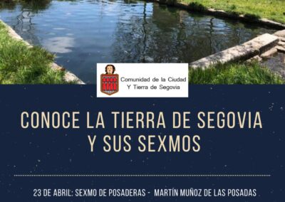 Programa de visitas guiadas “Conoce la Tierra de Segovia y sus Sexmos”, 2022