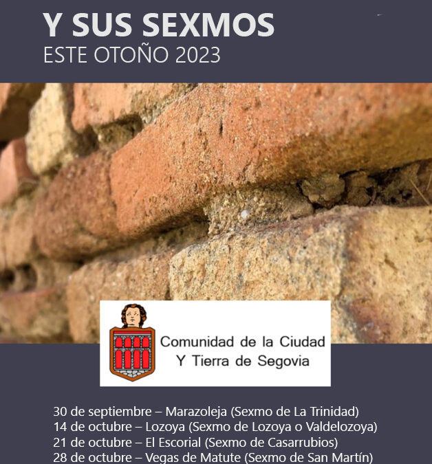 Programa de visitas guiadas «Conoce los colores de la Tierra de Segovia y sus Sexmos este Otoño», 2023