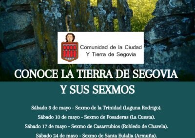 Conoce la Tierra de Segovia y sus Sexmos Visitas guiadas Primavera 2025