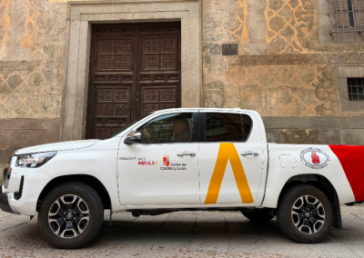 La Comunidad de la Ciudad y Tierra de Segovia adquiere un nuevo vehículo todoterreno para la Guardería de montes