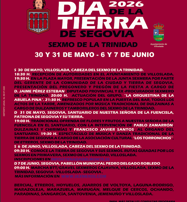 Presentacion del programa Dia de la Tierra de Segovia 2026